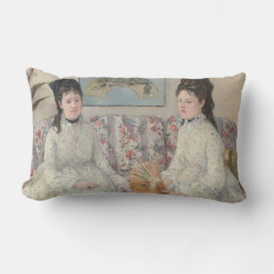 The Sisters (by Berthe Morisot) Lumbar Pillow