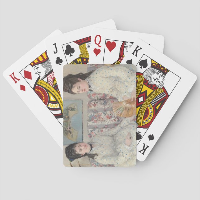 The Sisters (by Berthe Morisot) Poker Cards (Back)