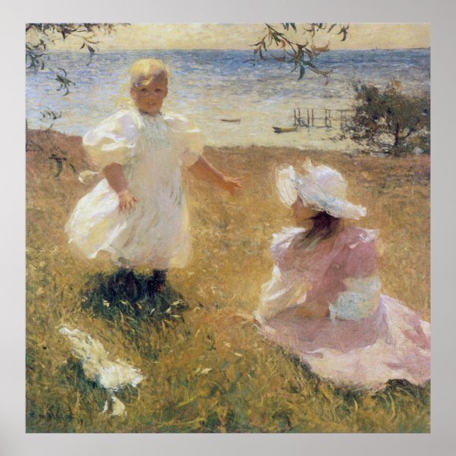The Sisters, by Frank Weston Benson Poster (Front)