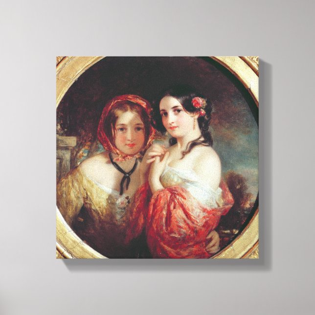 The Sisters Canvas Print (Front)