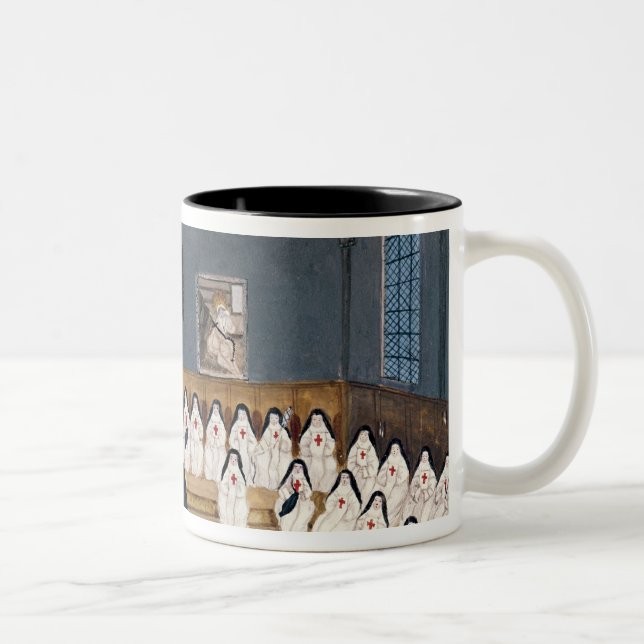 The Sisters of the Abbey Two-Tone Coffee Mug (Right)