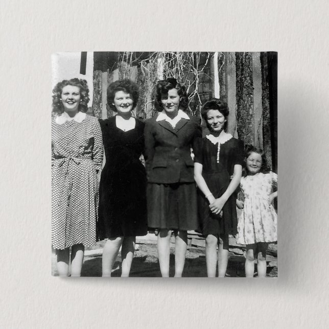 The sisters pinback button (Front)