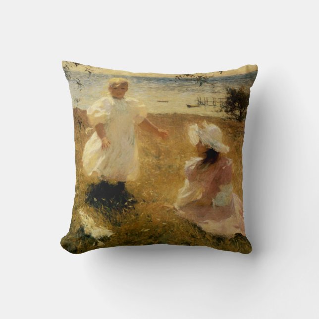 The Sisters Throw Pillow (Front)