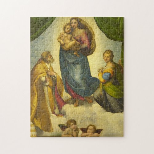 The Sistine Madonna by Raphael Jigsaw Puzzle