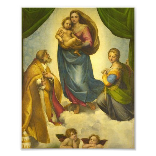 The Sistine Madonna by Raphael Photo Print