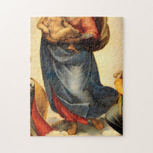 The Sistine Madonna Painting By Raphael Jigsaw Puzzle