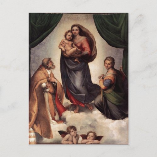 The Sistine Madonna Postcard