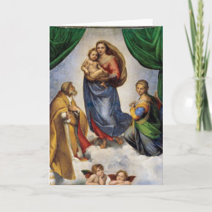 The Sistine Madonna Raphael Card