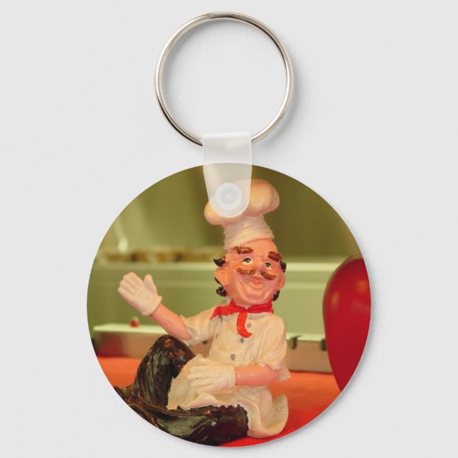 The Sitting Chef Keychain (Front)