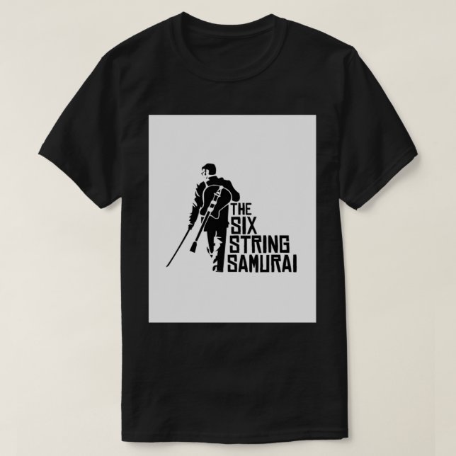 The six string Samurai Graphic T-Shirt (Design Front)