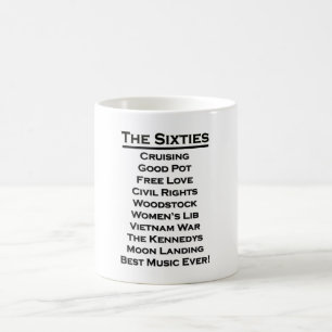 "The Sixties" Coffee Mug for Baby Boomers