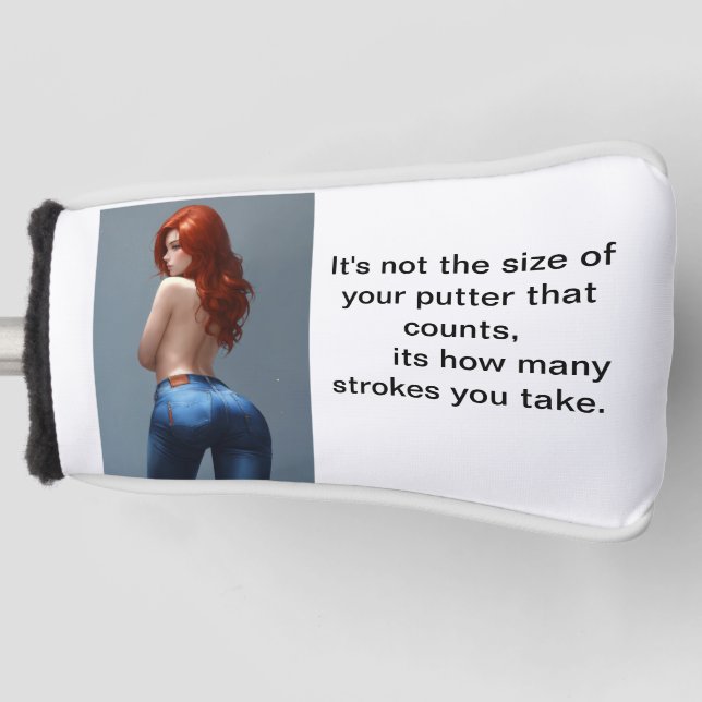 The Size Of Your Putter Golf Head Cover (Front)