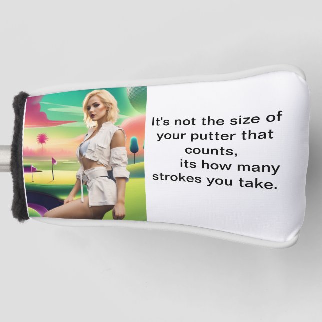 The Size Of Your Putter Golf Head Cover (Front)