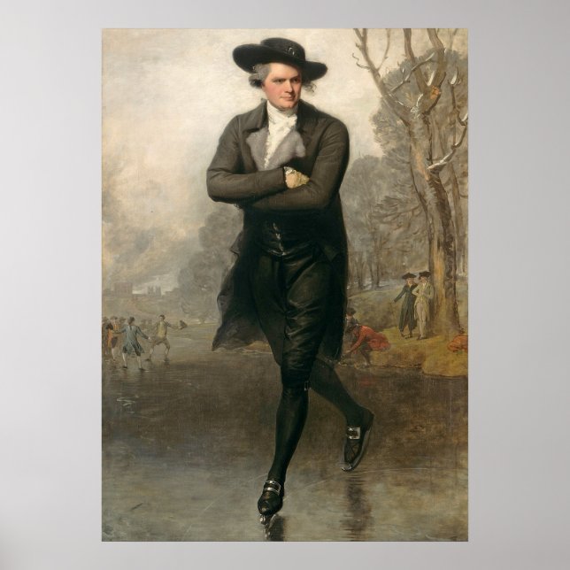 The Skater (Portrait of William Grant) Poster (Front)