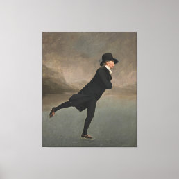 The Skating Minister Canvas Print