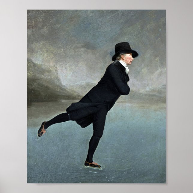 The Skating Minister painting by Henry Raeburn Poster (Front)