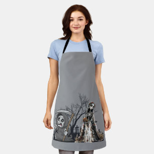 The Skeleton and the Corpse Bride. Apron
