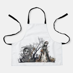 The Skeleton and the Corpse Bride. Apron