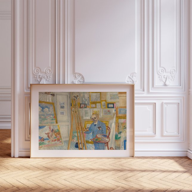 The Skeleton Painter | James Ensor Framed Art (Creator Uploaded)