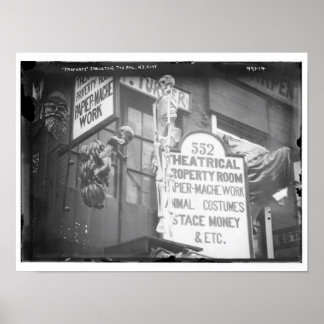 The Skeleton, Property Room, New York City Vintage Poster