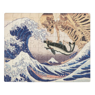 The Skeleton Spectre at The Great Wave Jigsaw Puzzle