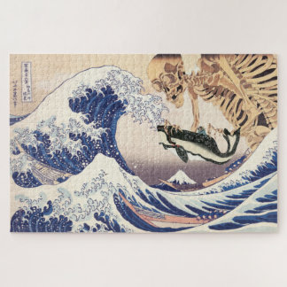 The Skeleton Spectre at The Great Wave Jigsaw Puzzle