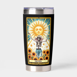 The Skeleton Sun Tarot Card Insulated Tumbler