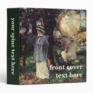 The Sketchers by John Singer Sargent 3 Ring Binder