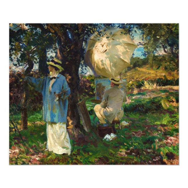 The Sketchers by John Singer Sargent Photo Print (Front)