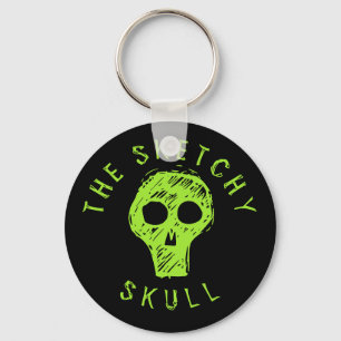 THE SKETCHY SKULL - Keychain
