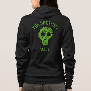 THE SKETCHY SKULL - T-Shirt Hoodie