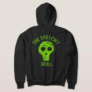 THE SKETCHY SKULL - T-Shirt Hoodie