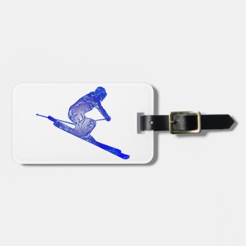 THE SKI EDGES LUGGAGE TAG