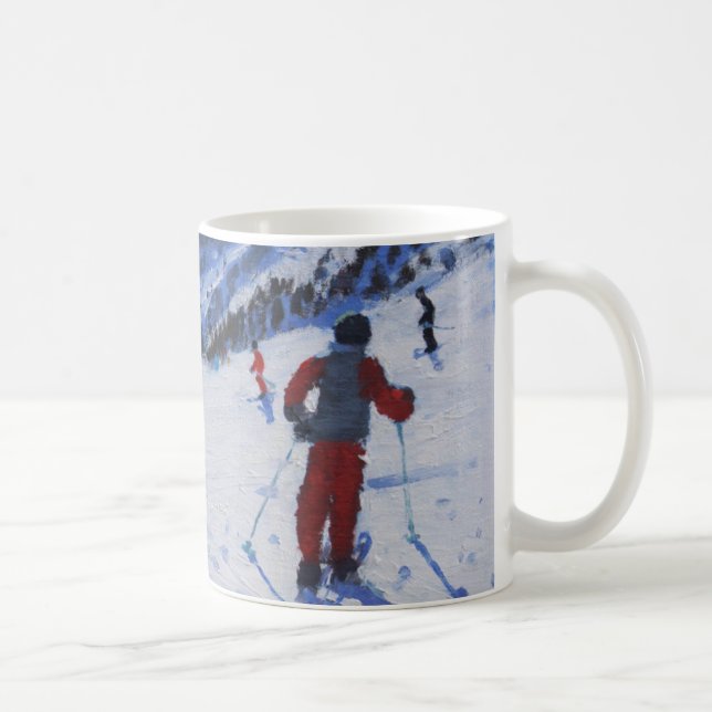 The ski instructor Mottaret Coffee Mug (Right)