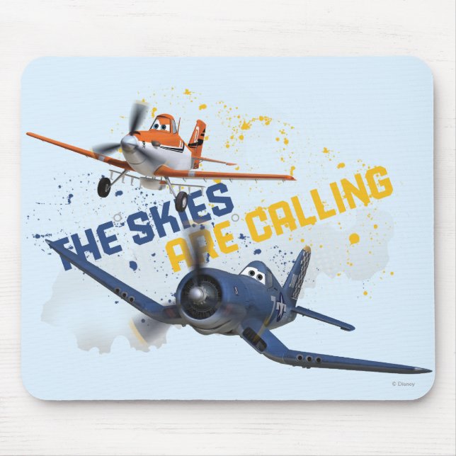 The Skies are Calling Mouse Pad (Front)