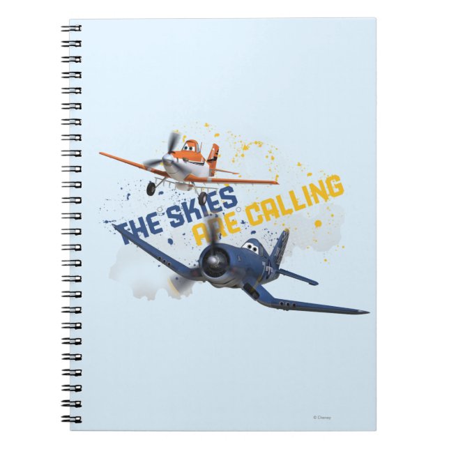 The Skies are Calling Notebook (Front)