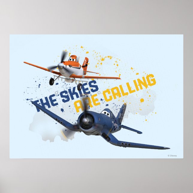 The Skies are Calling Poster (Front)