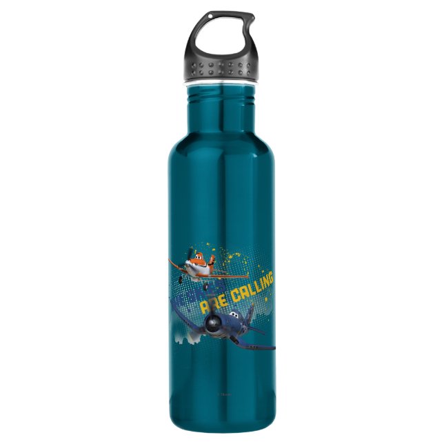 The Skies are Calling Stainless Steel Water Bottle (Front)