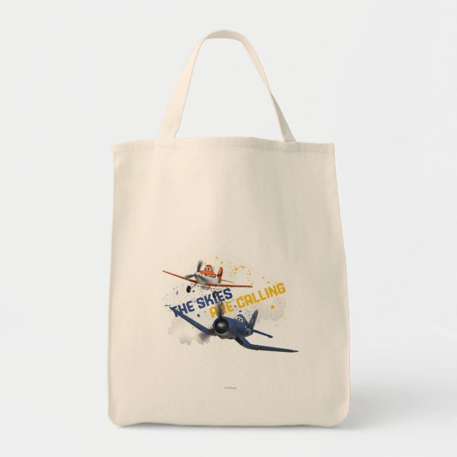 The Skies are Calling Tote Bag (Front)