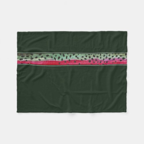 The Skin Rainbow Trout Fleece Blanket