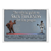 The Skin Thickness of Film People Scale (Front Horizontal)