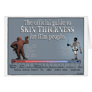 The Skin Thickness of Film People Scale Cards