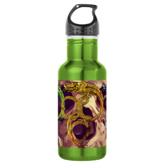 The skull dragon. stainless steel water bottle
