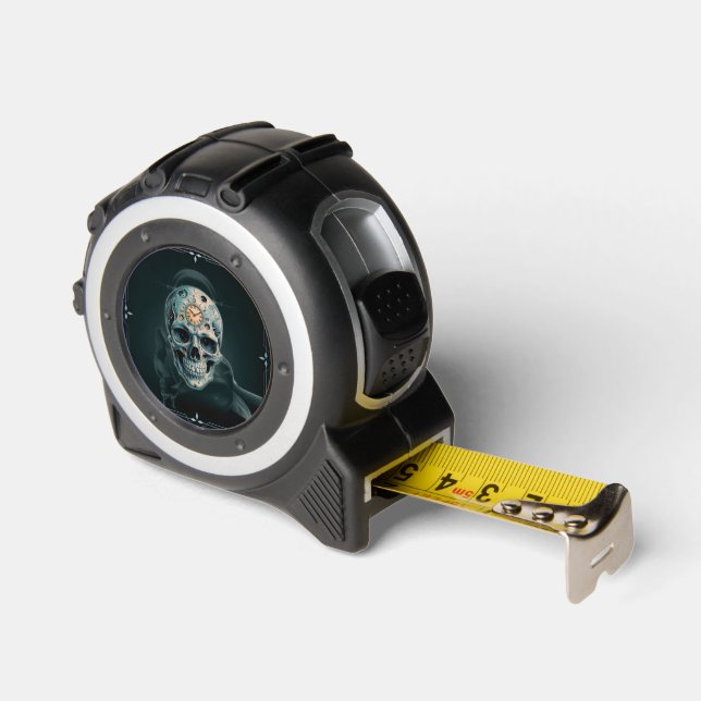 The Skull of Time: Roman numerals  Tape Measure (Angle)