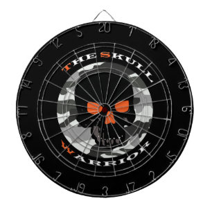 The skull warrior dart board