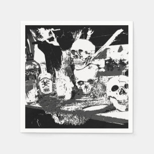 The Skulls Have It - Halloween Design Napkins