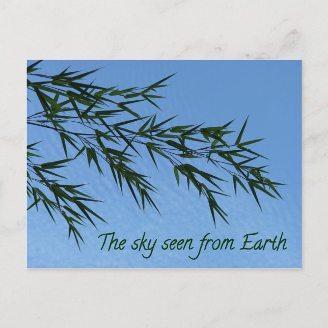 the sky as seen from earth postcard (Front)