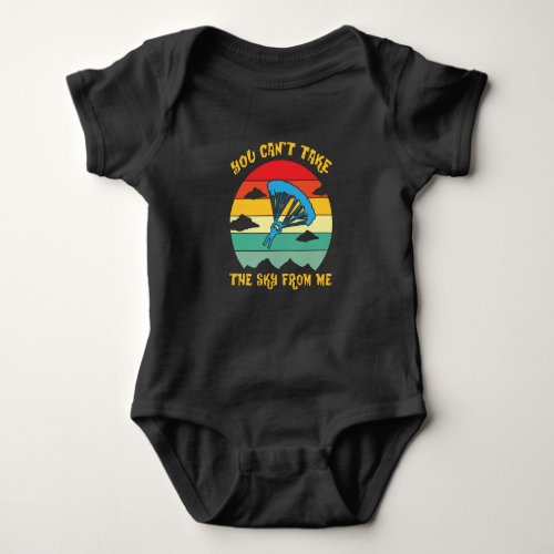 The Sky From Me Skydiver Skydiving Baby Bodysuit