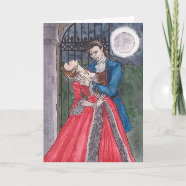 'The Sky is a Poisonous Garden' Greeting Card (Front)