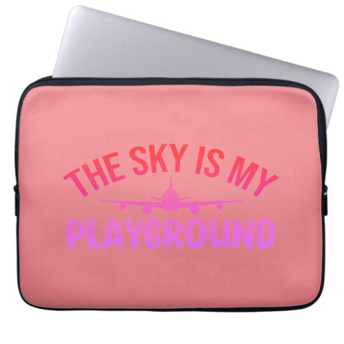 The Sky is my playground   Laptop Sleeve